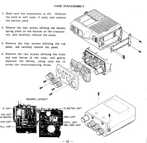 Case disassembly